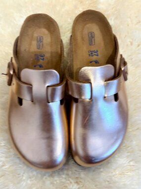 Bronze Birkenstock Shoes